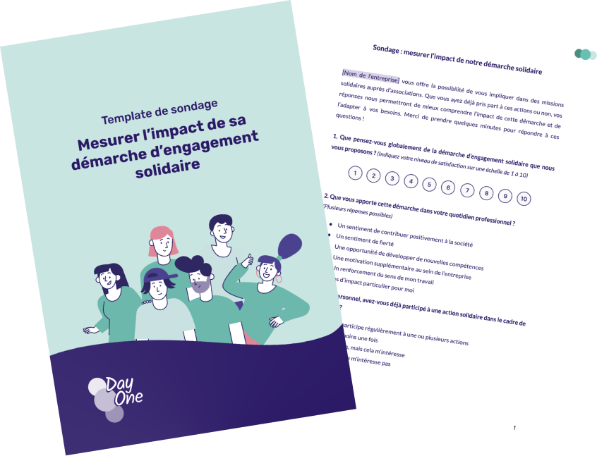 Sondage mesurer l'impact de sa démarche d'engagement solidaire