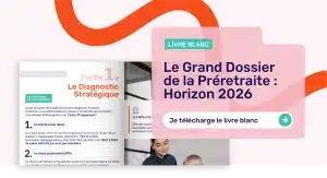 Couverture du Livre Blanc Préretraite 2026 : Diagnostic stratégique, coûts financiers et risques psychosociaux liés aux seniors.